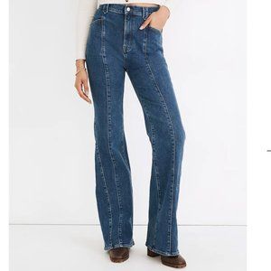Madewell High Rise Flare Seamed Fronts size 31